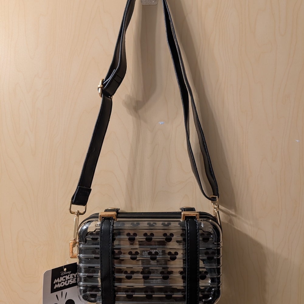 Retro Mickey Mouse Clear Shoulder/Crossbody Handbag